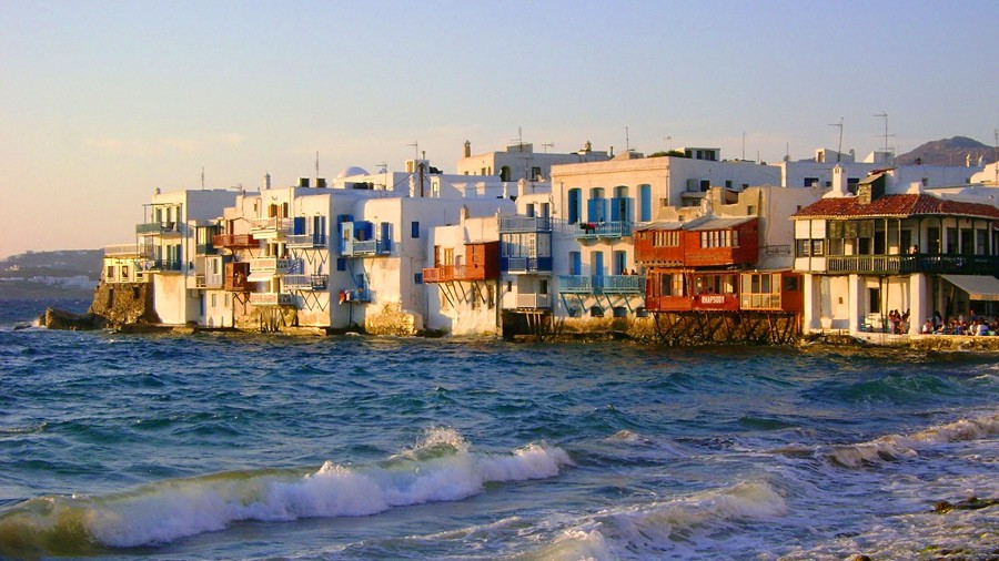 Mykonos Island in Cyclades