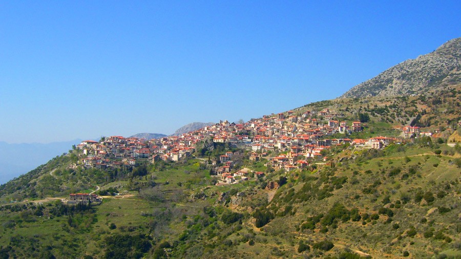 Arachova in Parnassos mountain